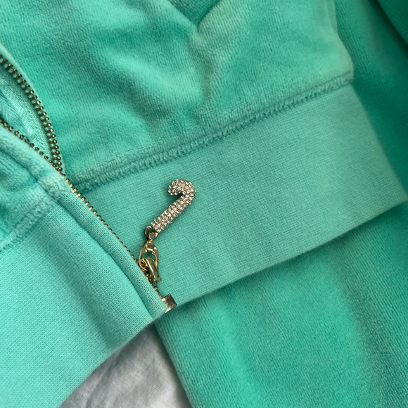 Juicy Couture Pink Velvet Track Suit Size Small for the pants and m jacket - Picture 5 of 8